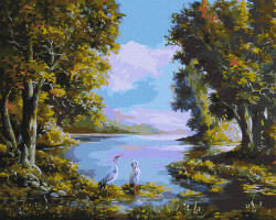 Ideyka Set pictura pe numere, cu sasiu, Tacerea naturii - Oleksandr Zakusilov, 40x50 cm (KHO4344)