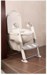 Scara cu reductor WC si olita White silver grey Kidskit rotho-babydesign (60006.0240)