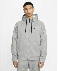 Nike Therma-FIT Full-Zip Fitness Top Dark Grey Heather/Particle Grey - S