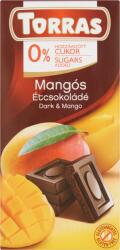 TORRAS mangós étcsokoládé hozzáadott cukor nélkül, édesítőszerrel 75 g