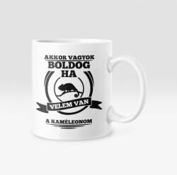 Akkor vagyok boldog, ha velem van a kaméleonom bögre (velem_van_kameleon_bogre)