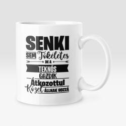 Senki sem tökéletes, de az teknős gazdik átkozottul közel állnak hozzá bögre (senkisem_teknos_bogre)