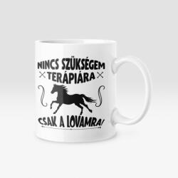 Nincs szükségem terápiára csak a lovamra bögre (terapiara_lo_bogre)