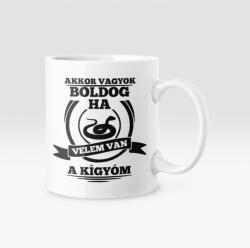  Akkor vagyok boldog, ha velem van a kígyóm bögre (velem_van_kigyo_bogre)