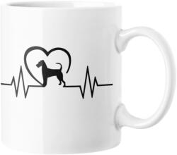 Ír terrier heartbeat bögre (ir_terrier_heartbeat_bogre)