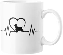  Cocker spániel heartbeat bögre (cocker_spaniel_heartbeat_bogre)
