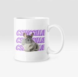 Csincsilla Csincsilla Csincsilla bögre (csincsilla_3x_bogre)