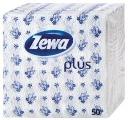 Zewa Szalvéta ZEWA Plus 1 rétegű kék 50 lapos - papiriroszerplaza