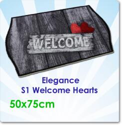 Ecomat Lábtörlő, Elegance S1 Welcome Hearts 50X75 (1771575110)