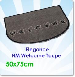 Ecomat Lábtörlő, Elegenace HM Welcome Taupe 50X75 (1771575327)