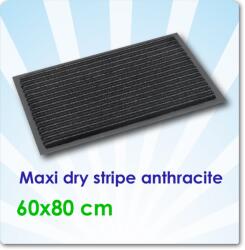 Ecomat Lábtörlő, Maxi Dry Stripe Anthracite 60x80 cm (1021608007)