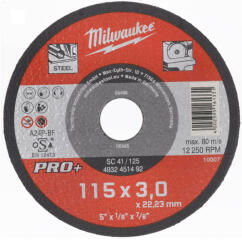 Milwaukee 115 mm 4932451491 Disc de taiere