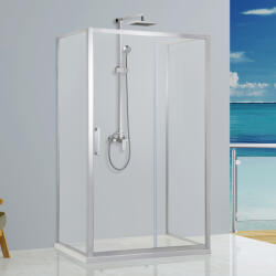 Wellis Fix fal, Wellis Premier fix oldalfal zuhanyfalhoz 90cm - Easy Clean bevonattal WC00518
