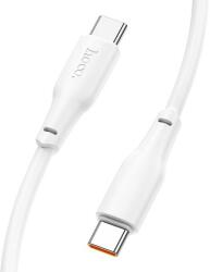 hoco. Cablu Date si Incarcare USB-C - USB-C HOCO X93, 100W, 2m, Alb - evomag - 41,99 RON
