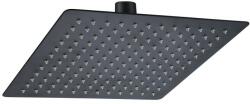 AREZZO design Kézizuhany, AREZZO design Slim Square 30x30 szögletes esőztető matt fekete AR-3001MB