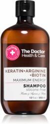 The Doctor Health & Care Keratin + Arginine + Biotin Maximum Energy keratin sampon az erős és fénylő hajért 355 ml