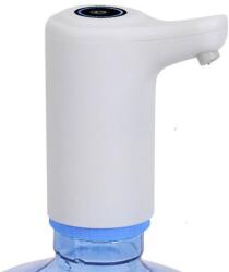  Vízpumpa, Tömítéssel, USB töltés, 3-20 L-es palackok, Fehér (AP108)