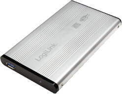LogiLink Aluminium Ezüst [2.5"/USB3.0] PC (UA0106A)