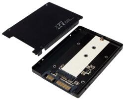 LogiLink AD0019 M. 2 SSD SSD to 2, 5 SATA Adapter Black PC (AD0019)