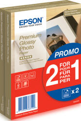 Epson EpsonPremium Glossy Photo Paper [10x15cm, 255g, Fényes, 2x40db] (C13S042167)