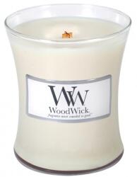 WoodWick Vanilla Bean lumânare parfumată cu fitil de lemn 85 g