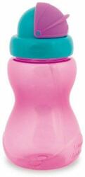 Canpol Babies Sports Bottle cu tub pliabil (mic) 270ml 56/109_pin roz