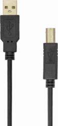 SBOX USB-1012/R USB-A apa - USB-B apa 2.0 Adat és töltő kábel - Fekete (2m) (USB-1012/R)