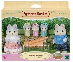 EPOCH Familie husky cu tripleți (10395636) Figurina