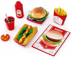 Hape Set de fast-food (1088E3160B) Bucatarie copii
