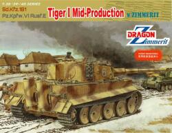 Dragon Kit model militar 6700 - TIGER I MID PRODUCTIE C/ZIMMERIT (1: 35) (34-6700)