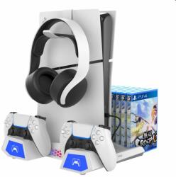 IPEGA PlayStation 5 Slim/PS5 Pro, Dualsense, Pulse 3D dock w/ cooling (PG-P5S023)