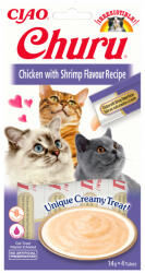 Inaba Foods Churu Recompensa Cremoasa cu Pui si Creveti - shop4pet