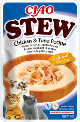 Inaba Foods Ciao Stew pentru Pisici cu Pui si Ton