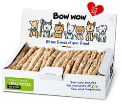 Bow Wow Recompense pentru caini natural sticks cu burta de vita, 50buc box - shop4pet