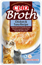 Inaba Foods Ciao Broth pentru Pisici cu Pui si Ton