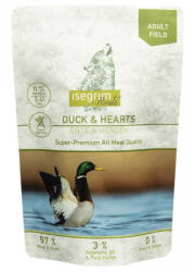 isegrim Pouch Isegrim Dog Adult - Duck Hearts 410 Gr