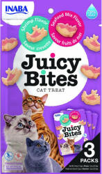 Inaba Foods Juicy Bites Recompense pentru Pisici cu Creveti si Mix Fructe de Mare