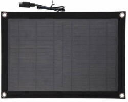Technaxx Solar autós akkumulátortöltő 12V, panel 10W, TX-209, fekete