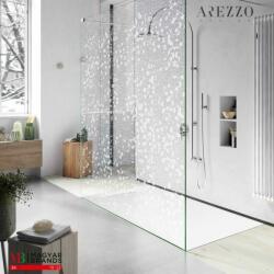 AREZZO design premium üvegfal FORIO Clear Glass White 1200x2000 AR-FO120200CW (AR-FO120200CW)
