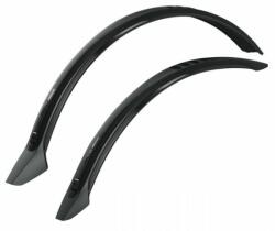 SKS Velo 55 Junior felpattintható műanyag sárvédő szett, 24 colos kerékpárokhoz, 55 mm, kiegészítő pálca nélkül, fekete - bikepro - 5 490 Ft