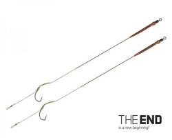 Delphin the end skin rig kötött horog / 2db-20cm/25lbs/#8 (101004308) - epeca