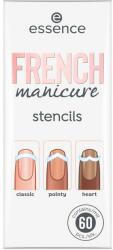 Essence Francia manikűr sablonok - Essence French Manicure Stencils 60 db - makeup - 1 780 Ft