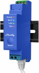 Shelly PRO 1 DIN-sínre szerelhető WiFi + Ethernet + Bluetooth kompatibilis, 16A okosrelé, feszültségmentes kapcsolásra is (ALL-REL-PRO1)