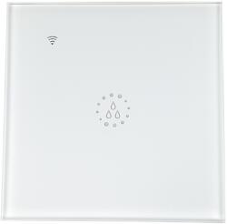 KingArt nagyteljesítményű (20A), Sonoff-kompatibilis, WiFi-s, távvezérelhető, érintős villanykapcsoló / bojlerkapcsoló (fehér) (KIN-KAP-T20W)