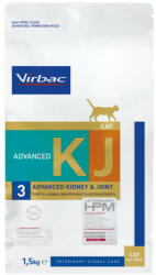 Virbac HPM Cat Kidney Joint Support KJ3 diétás eledel macskáknak 1, 5kg - vetpluspatika