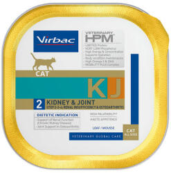 Virbac HPM Cat Kidney Joint Support KJ2 alutálkás macskaeledel 85g - vetpluspatika