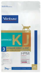 Virbac HPM Cat Kidney Joint Support KJ3 diétás eledel macskáknak 3kg - vetpluspatika