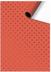 Stewo tekercses csomagolópapír (70x150 cm) piros, szívecskés, Zisa (4) (2528533721)