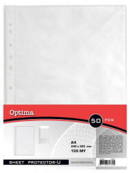 Optima Lefűzhető genotherm OPTIMA A/4 130 mikron víztiszta 50 db/csomag (20108/A) - papir-bolt