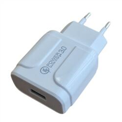  QC 3.0 USB gyorstöltő adapter 1M kábellel